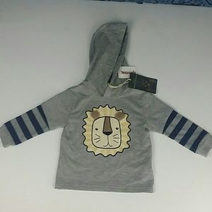 RORIE WHELAN 18 month gray long sleeve hoodie